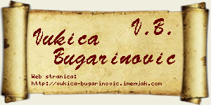 Vukica Bugarinović vizit kartica